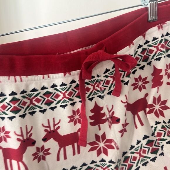 Hanna Anderson Organic Cotton Christmas/Winter Themed Pajama Set L - Picture 4 of 6